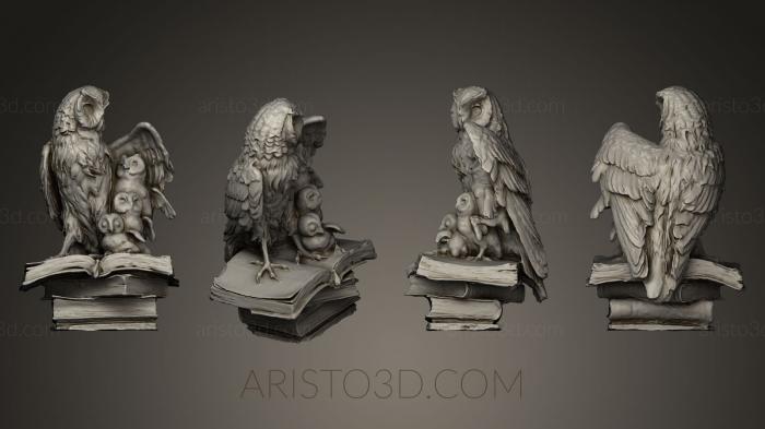 Bird figurines (STKB_0127) 3D model for CNC machine